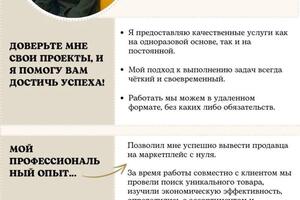 Создание демо-кейса о проделанной работе с клиентом по ведению личного кабинета OZON под ключ — Максимова Дарья Андреевна