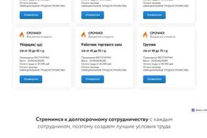 Разработка сайта для компании, которая занимается подбором вакансий — Романова Ангелина Анатольевна