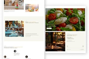 Имиджевый сайт для ресторана с презентацией меню, возможностью забронировать стол и заказать блюда — Лобанова Татьяна Николаевна