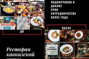 Задача: обновить оформление, написать буквально вкусные тексты и вовлечь подписчиков в диалог.; Срок сотрудничества... — MAP-advance