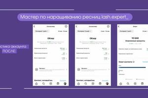 Охваты клиента через 3-4 недели моей работы — Маркарян Ася Владимировна