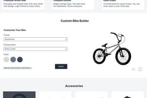 VeloCraft - Онлайн магазин кастомных BMX. В продаже показаны как готовые решения, так и конфигуратор с наглядной 3д... — Морозов Тимур Дмитриевич