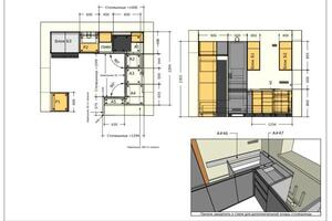Сборочный чертеж Кухни на заказ — Панченко Евгений Михайлович