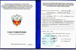 Диплом / сертификат №15 — Молчанов Дмитрий Александрович