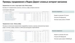 Комплексное продвижение мебельного бизнеса в Яндекс Директ — Абатурова Наталья Владимировна