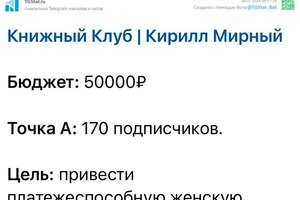 Нужен был закуп для личного блога с целью дальнейшей продажи инфопродукта. Бюджет был благополучно освоен, после чего... — Ильин Сергей Андреевич