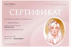 Диплом / сертификат №4 — Каргинова Кристина Вадимовна