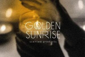 Редизайн логотипа для бренда свечей Golden Sunrise.; В рамках работы были подготовлены несколько версий логотипа,... — Колбина Анастасия Сергеевна