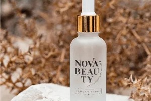 Логотип для органической косметики NovaBeauty.; Свободный логотип для продажи. — Колбина Анастасия Сергеевна