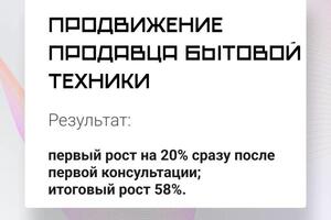 Продвижение продавца бытовой техники — Котенков Максим Евгеньевич