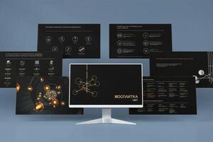 Разработка презентации с гиперссылками на сайт для компании Мосплитка свет — Крамчанинова Алина Сергеевна