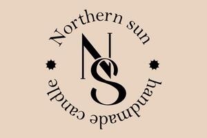 Дизайн логотипа для свечей ручной работы Northern sun — Логинова Ксения Юрьевна