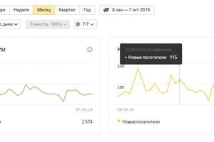 Пример работы с клиентом, отчет из метрики самое лучшее доказательство нашей работы — Никитин Артём Владиславович