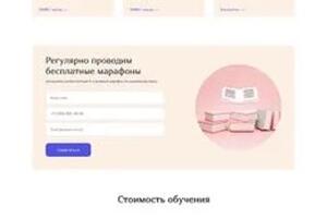 Разработала прототип и дизайн лендинга для школы корейского языка. После согласования с заказчиком реализовала верстку... — Петрова Анастасия Владимировна