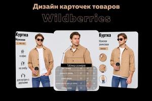 Дизайн карточек для Wildberries — Тетюева Екатерина Евгеньевна