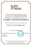 Диплом / сертификат №105 — Тимофеев Андрей Владимирович