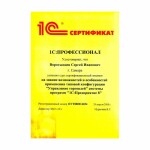 Диплом / сертификат №111 — Воротынцев Сергей Иванович