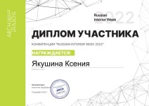 Диплом / сертификат №2 — Якушина Ксения Андреевна