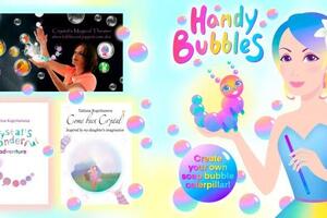 Разворот обложки книги Handy Bubbles — Заморская Мария Павловна