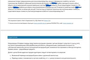 Резюме бизнес-проекта — Зубарева Мария Анатольевна