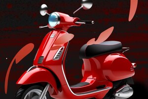 Фролова Алена Сергеевна — Постер Vespa — Портфолио №1