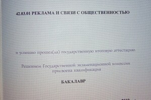 Диплом о высшем образовании — Конышева Анастасия Павловна