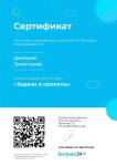 Диплом / сертификат №1 — Троеглазов Дмитрий Андреевич