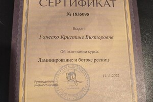 Диплом / сертификат №1 — Ганеско Кристина Викторовна