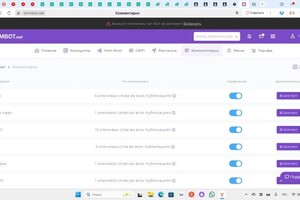 Антонова Елена Александровна — настройка автокомментов, рассылок за счет ботов — Портфолио №1
