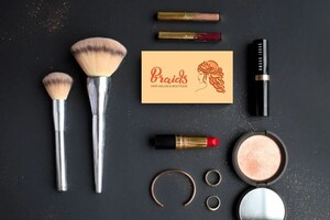 Федоренко Маргарита Маратовна — Разработка визитки (леттеринг логотип и иллюстрация) для салона красоты — Портфолио №34