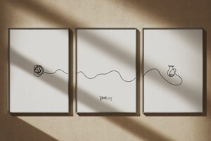 Фомина Екатерина Александровна — Сет из постеров для оформления интерьера гончарной мастерской — Портфолио №19