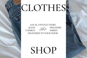 Пак Стелла Артуровна — Постер для магазина одежды — Портфолио №21