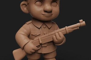 Саленко Сергей Павлович — стилизованный персонаж ко дню победы — Портфолио №5