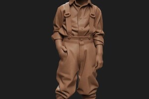 Саленко Сергей Павлович — 3Д портрет мальчика — Портфолио №6