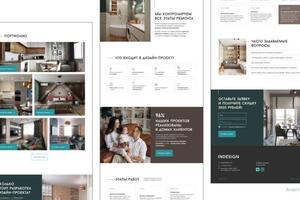 INDESIGN - студия дизайна интерьера в Краснодаре.; Разработали сайт, который ярко презентует портфолио и повышает... — Сапьян Анастасия Евгеньевна