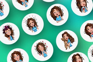 Шагойко Александра Сергеевна — Стилизованные персональные стикеры — Портфолио №12