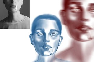 Шагойко Александра Сергеевна — Скетч-портрет с растушевкой — Портфолио №4