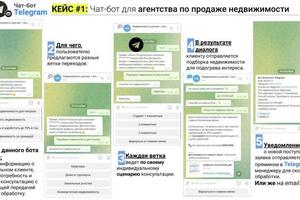 Кейсы разработки чат-бота Телеграм:; Кейс 1) для агентства по продаже и подбору недвижимости; Было сделано описание... — Столяров Артур Сергеевич