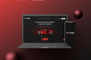 Landing Page для авто-ателье DC Tuning — Алексаненкова Екатерина Павловна