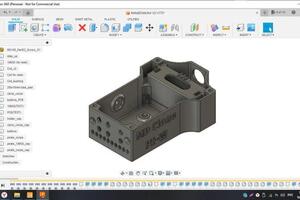 3D модель корпуса металлоискателя, разработана под конкретную печатную плату заводского исполнения. Из требований было... — Иванов Сергей Сергеевич