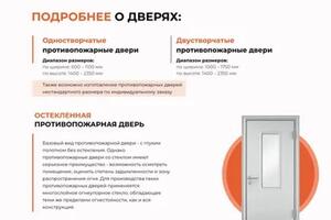 Создание сайта для компании, которая производит противопожарные двери. Наслаждайтесь просмотром :) — Медведев Егор Андреевич