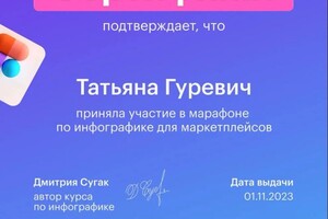 Диплом / сертификат №1 — Гуревич Татьяна Геннадьевна