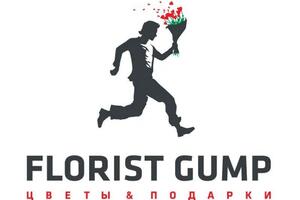 Логотип Florist Gump. Сеть московских магазинов цветов и подарков. — Кириллов Иван Николаевич