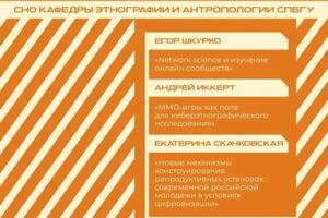 Верстка плаката-афиши заседания студенческого научного общества. — Самылова Ангелина Ивановна