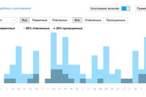 Статистика по звонкам авито за 1 месяц — Sarovar Egor