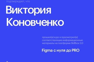Диплом / сертификат №1 — Агарвал Виктория Вадимовна