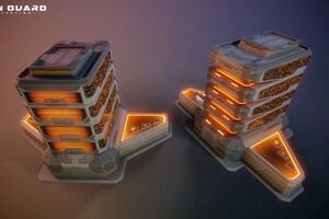 Sci-fi небоскреб для игры IRON GUARD: Salvation — Володских Артем Андреевич
