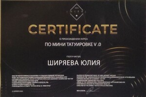 Диплом / сертификат №5 — Ширяева Юлия Валерьевна