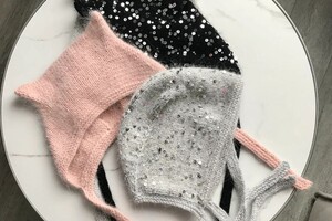 К заказу доступны чепчики на завязках и с ушками с пайетками/ без, из ангоры/пуха норки на любой размер. Стоимость от... — Бембеева Александра Игоревна