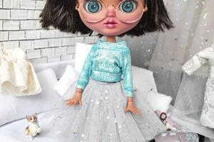 Кастомная кукла Блайз, ТБЛ.; Красавицу зовут Jenny.; - кастом лица; - зубы; - рисунок на задней панели; - заменены... — Овчарова Юлия Николаевна